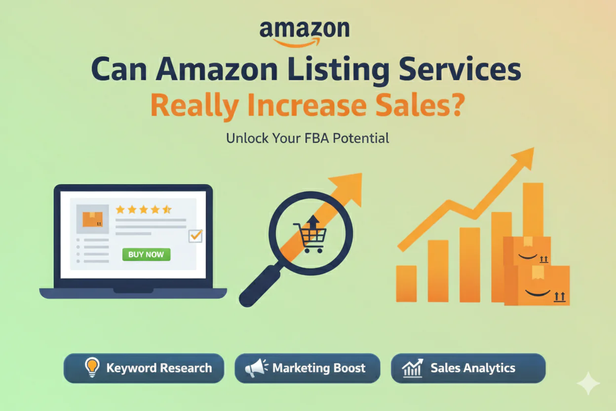 Amazon listing services improving product visibility and sales on Amazon